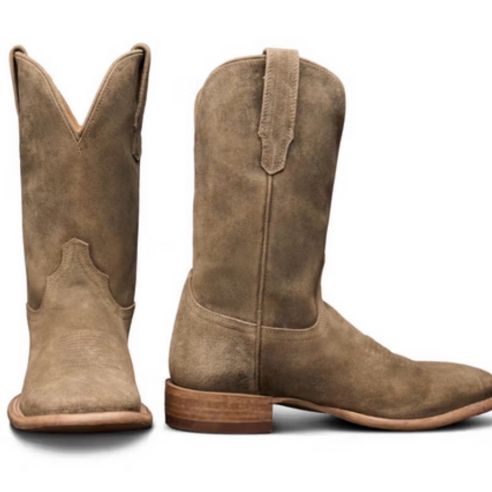 Tecovas The Doc Gravel Suede Footwear
